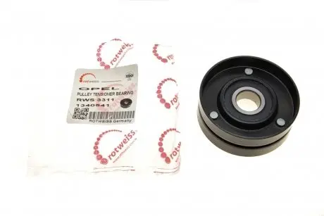 Ролик ремня генератора Chevrolet Lacetti/Opel Combo/Astra 1.4-1.8 91- (натяжной) ROTWEISS RWS3311