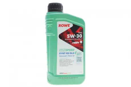 Олива моторна SUNSPEED SYNT RS DLS SAE 5W-30 (1 L) ROWE 4920118-0010-99