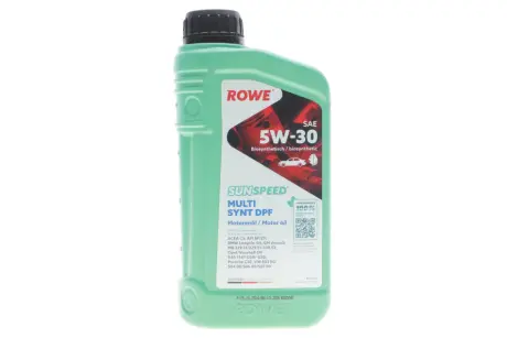 Олива моторна SUNSPEED MULTI SYNT DPF SAE 5W-30 (1 L) ROWE 4920125-0010-99