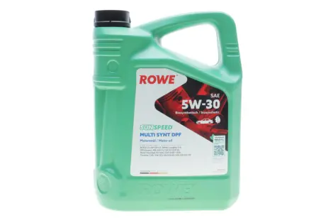 Олива моторна SUNSPEED MULTI SYNT DPF SAE 5W-30 (5 L) ROWE 4920125-0050-99