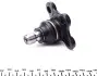 Опора кульова (передня/знизу) Citroen C2 03-12/C3 02-/Peugeot 1007 05- (d=18mm) RTS 93-00586-056 (фото 5)