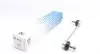 Тяга стабілізатора (переднього) Chevrolet Aveo/Kalos 03-/Daewoo Kalos 02-/Rezzo 00- (L=262mm) RTS 97-03147 (фото 1)