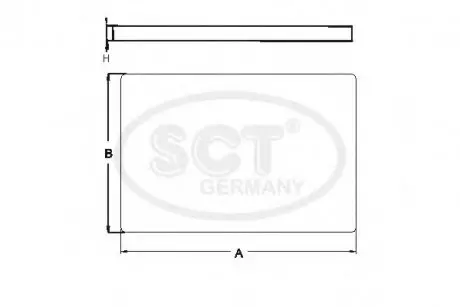 Фильтр салона (угольный) OPEL Vectra-C 2.0 DTI 16V (02-) (SAK 127) SCT SCT Germany SAK127