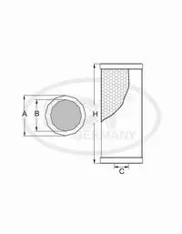 Масляный фильтр VW Passat (3B2/3B5) 1.9 TDI (98-05) (SH 420 L) SCT SCT Germany SH420L