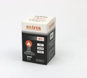 Лампа галогенова H4 12V 60/55W P45T SHAFER SL10041