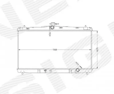 РАДИАТОР Signeda RA37192A