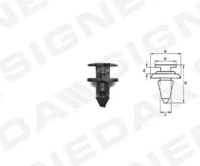 ПЛАСТМАССОВЫЕ ДЕРЖАТЕЛИ Signeda T862(10)