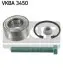 Підшипник маточини (задньої) VW Sharan 95-10/Ford Galaxy 95-06 (43x80x38) (к-кт) SKF VKBA 3450 (фото 2)