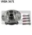Підшипник маточини (передньої) BMW 7 (E65/E66/E67) 01-08 M54/M57/M67/N52/N62/N73 SKF VKBA 3671 (фото 2)