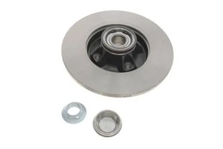 Диск тормозной (задний) Citroen Berlingo/Peugeot Partner 08- (267.7х12) (+ABS) (с подшипником) SKF VKBD1016
