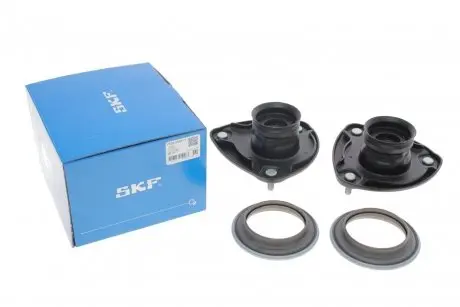 Подушка амортизатора (переднього) 2шт + Подшипник 2шт Peugeot 405 1.9 -97 SKF VKDA 85401 T (фото 1)