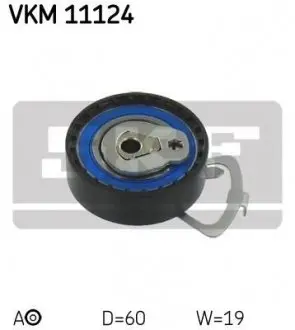 Ролик ременя грм натяжний AUDI/SEAT/SKODA/VW A2/Ibiza/Fabia/Octavia/Bora/Caddy &quot;1,4/1,6L &quot;97&gt;&gt; SKF VKM11124 (фото 1)