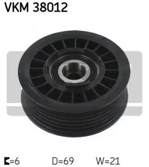 Фото ролик модуля натягувача ременя SKF VKM 38012 Ролик модуля натягувача ременя SKF VKM 38012