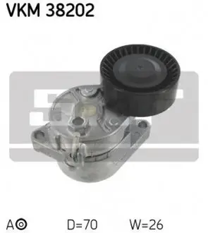 Фото роликовий модуль натягувача ременя SKF VKM 38202 Роликовий модуль натягувача ременя SKF VKM 38202