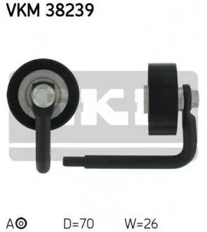 Фото ролик модуля натягувача ременя SKF VKM 38239 Ролик модуля натягувача ременя SKF VKM 38239