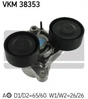 Фото ролик ременя грм натяжний BMW 3/5/6/7/X1/X5/X6 "2,0-3,0 "07>> SKF VKM38353 Ролик ременя грм натяжний BMW 3/5/6/7/X1/X5/X6 "2,0-3,0 "07>> SKF VKM38353
