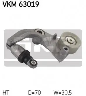 Фото роликовий модуль натягувача ременя SKF VKM 63019 Роликовий модуль натягувача ременя SKF VKM 63019