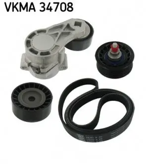 Комплект ремня генератора Citroen Jumper/Peugeot Boxer 2.2 HDi 11- (6PK1640) SKF VKMA34708