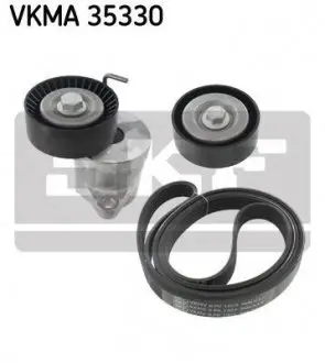 Комплект ременя генератора Opel Astra/Insignia 2.0 CDTI 08-17 SKF VKMA 35330