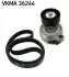 Комплект ремня генератора Volvo S40/S60/S80/V40/V60/V70/XC60/XC70 1.9/2.0/2.4D 00- (5PK1121K) SKF VKMA 36244 (фото 1)