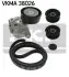 Комплект ременя генератора MB Sprinter/Vito 2.2-2.7 CDI 00-06 (6PK2260) VKMA 38026