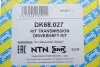 Полуось (передняя) Nissan Qashqai/X-Trail 1.6/2.0 dCi 07-13 (L) (29x29x615) SNR NTN DK68.027 (фото 2)