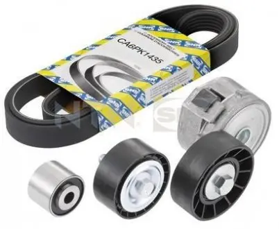 Комплект ремня генератора Citroen Jumpy/Fiat Scudo/Peugeot Partner/306/Expert 1.9D 98-15 (6PK1438) SNR NTN KA866.00