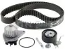 Комплект ГРМ + помпа Citroen Berlingo/Nemo/C2/C3/Peugeot 207/306/307/Partner 1.4i 93- (18x104z) SNR NTN KDP459.350 (фото 1)