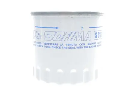Фільтр масляний Peugeot 205 1.1/1.4 87-90/305 1.5 85-90 SOFIMA S 3130 R