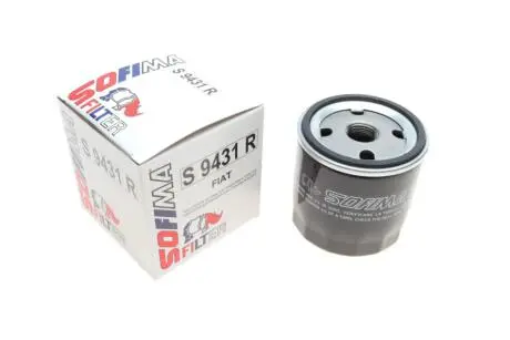 Фильтр масляный Ford Fiesta/Focus/Mondeo/S-max 1.5/1.6EcoBoost/1.6/1.8 04- (h=73.5mm) SOFIMA S 9431 R