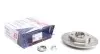 Диск тормозной (задний) Citroen C4/Peugeot 307 05- (249x9) (+ABS) (с подшипником) (d=25) Solgy 208023 (фото 1)