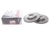 Диск тормозной (передний) Ford Fiesta 08-(258x23) Solgy 208057 (фото 2)