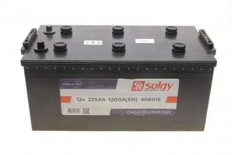 Аккумуляторная батарея 225Ah/1200A (518x273x240/+L) Solgy 406015