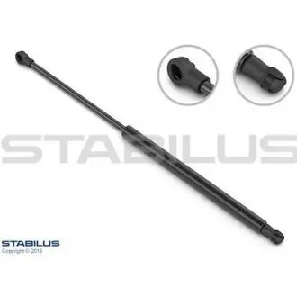 Амортизатор багажника, F=320N, L=37.2см, H=10.2см STABILUS 3346XZ