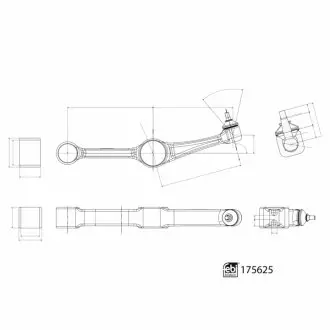 Важіль підвіски SWAG 33102986