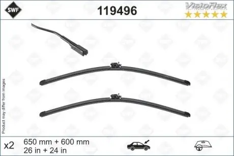 Щітки склоочисника (650/600 мм) MB Sprinter (W907/W910) 18- (Valeo) SWF 119496