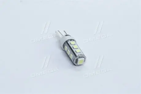 Лампа LED б/ц габарит и панель приборов T10 13SMD W5W 12V WHITE <> TEMPEST Tmp-12T10-12V
