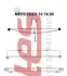 Ресора задня коренева MB Sprinter 903 308-316CDI (великі втулки) (1/25mm) (70/740/753) TES 3374300019 Z/T (фото 2)