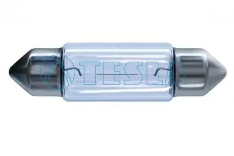 Лампа накала 12V C10W SV8,5-8 (кратно 10) TESLA B86201