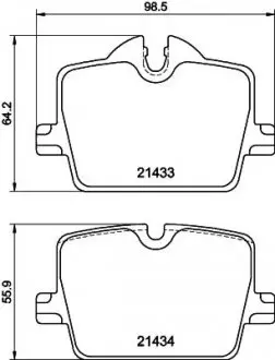 Колодки гальмівні (задні) BMW 3 (G20/G21/G80/G81)/Z4 (G29) 18-/4 (G22/G82) 20-(з датчиком) (Trw) Q+ TEXTAR 2143301