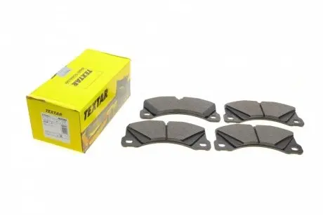 Колодки тормозные (передние) Porsche Cayenne 19-/Macan 14-/ Panamera 20-Q+ (с датчиком) TEXTAR 2152401