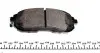 Колодки тормозные (передние) Nissan Juke/Pulsar/Tiida 07- (Sumitomo) TEXTAR 2156201 (фото 4)