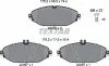 Колодки гальмівні (передні) MB C-class (W205/S205/C205)/E-class (W213/S213/C238) 13- (TRW) Q+ TEXTAR 2207601 (фото 2)