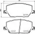 Колодки гальмівні (передні) Fiat 500X 1.4-1.6/1.6-2.0D 14-/ Jeep Renegade1.4-1.6/2.0CRD 14- Q+ TEXTAR 2216501 (фото 1)