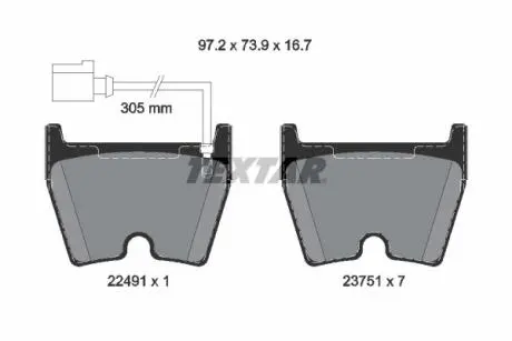 PC Pads TEXTAR 2249101