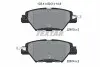 Колодки гальмівні (задні) Mazda CX-9 16- (Akebono) TEXTAR 2261301 (фото 2)