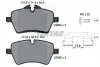 Колодки гальмівні (передні) Mini (R50/R53/R52/R56/R57/R58/R59) 01-16 (Lucas) Q+ TEXTAR 2398401 (фото 2)