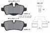 Колодки гальмівні (задні) Mini (R56)/Roadster (R59)/Clubman (R55) 06-15 (Lucas) Q+ TEXTAR 2428901 (фото 2)