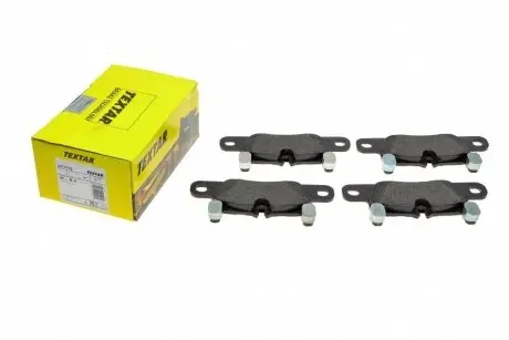 Колодки тормозные (задние) Porsche Cayenne 10- (187.5x76x17.4) (Brembo) TEXTAR 2472102