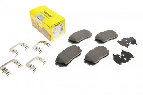 Колодки тормозные (передние) Hyundai Sonata VI/VII 09-/Tucson 15-/ Kona 17- /Kia Pro Ceed 18-/ Sportage 15- (Mando) Q+ TEXTAR 2520504